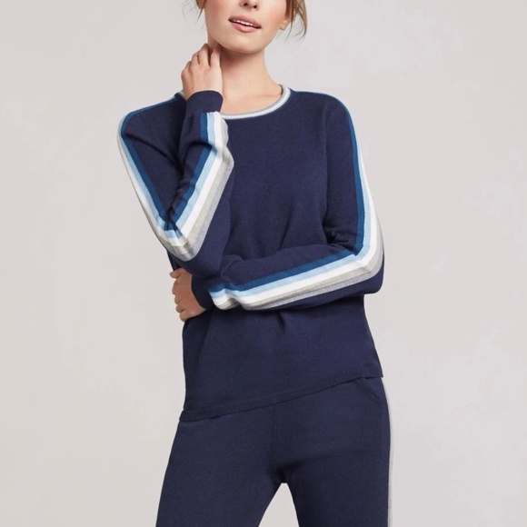 Faherty  Surf Sweater Organic Cotton & Cashmere Blend - Picture 1 of 11
